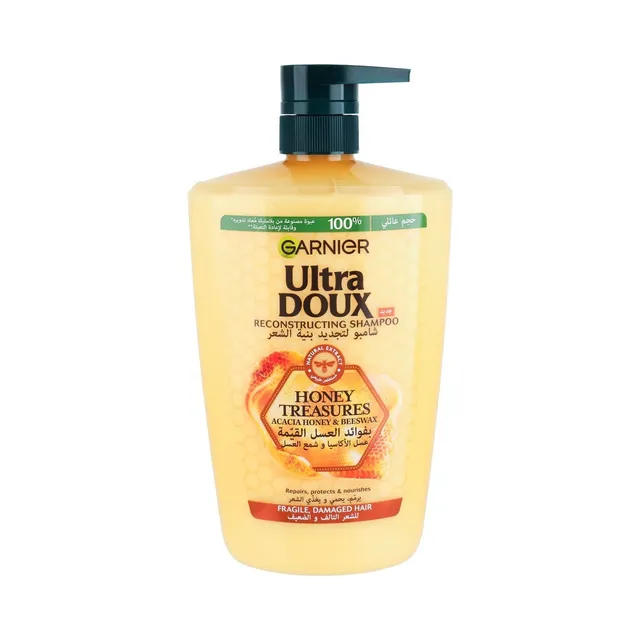 Ultra Doux Honey Treasures Reconstructing Shampoo, 1L
