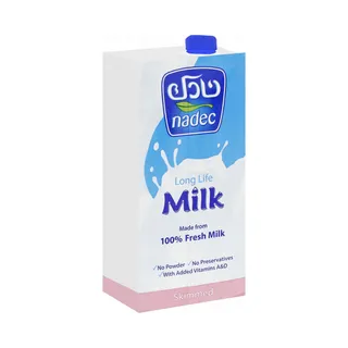نادك حليب UHT منزوع الدسم 1 لتر