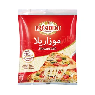 President Shredded Mozzarella 900 g