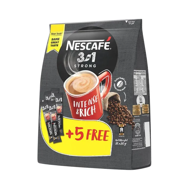 Nescafe Strong 3 In 1 Coffee Sachets, 35x20g