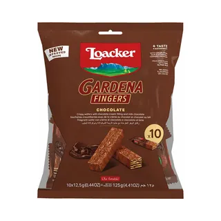 لوكر جاردينا فينجرز شوكولاتة ويفر, 125g
