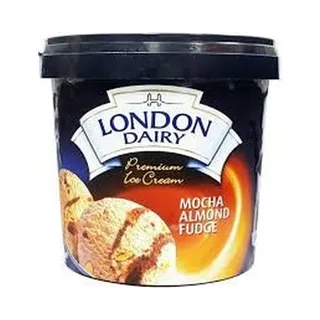London Dairy Ice Cream Mocha Almond Fudge Tub 1 L