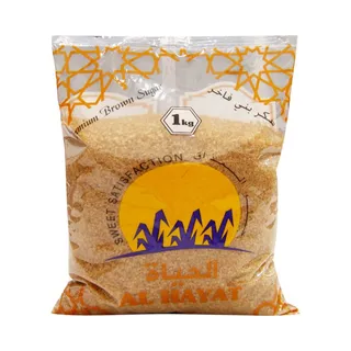 الحياة سكر بني 1KG
