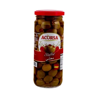 أكورسا زيتون أخضر محشي، 470g