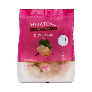 Miratorg Frozen Rose Veal Dumplings, 400g