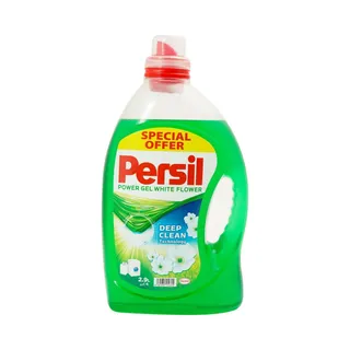 Persil Deep Clean Plus Technology White Flower Gel Laundry Detergent Liquid, 2.9L