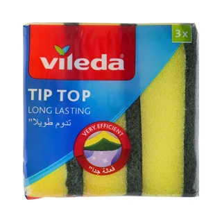 Vileda Tip Top Sponge, 3 Pieces