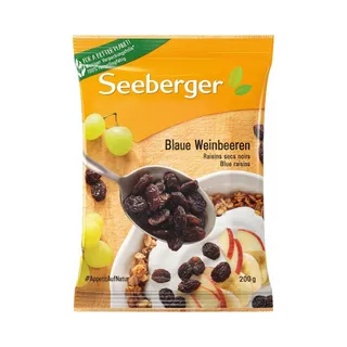 Seeberger Dried Blue Raisins, 200g