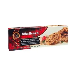 Walkers White Chocolate And Raspberry 150 g