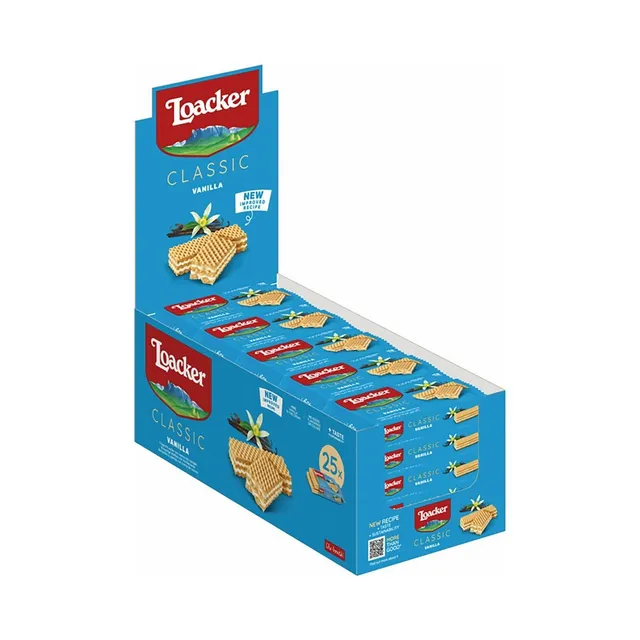 Loacker Vanilla Wafers 25 pcs x 45g
