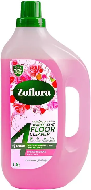 Zoflora 4 in 1 Disinfectant Floor Cleaner-Enchanted Rose, 1.8L