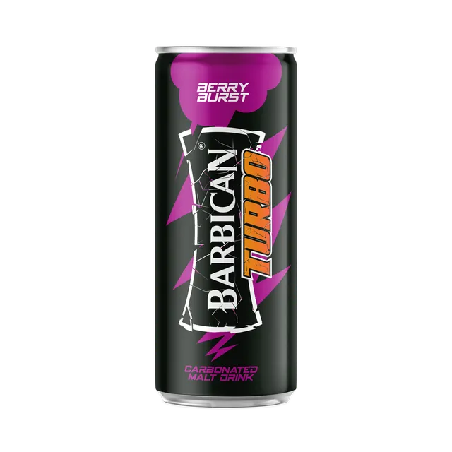Barbican Turbo Berry Flavoured Malt Can, 240ml