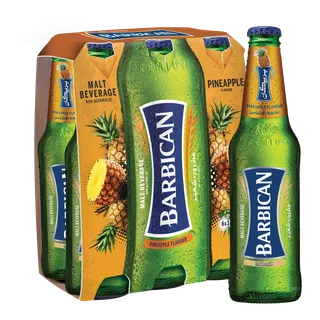 Barbican Pineapple Non-Alcoholic Malt Beverage 6x330ml