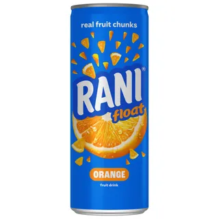 Rani Float Orange Fruit Flavor with Real Fruit Pieces Juice, 240ml