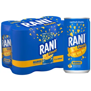 راني فلوات مانجو عصير فواكه، 6x180ml