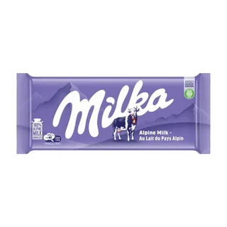 ميلكا ألباين ميلك شوكولاتة تابلت، 90 جم
