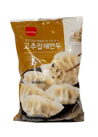 Samlip Japchae Spicy Dumplings 675G
