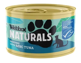 Webbox Natural Mousse with Msc Tuna Cat Food, 85g