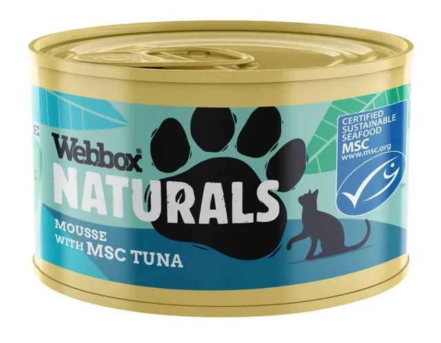 Webbox Natural Mousse with Msc Tuna Cat Food, 85g