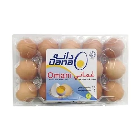 Dana Brown Extra Large Eggs, 15 Pieces
