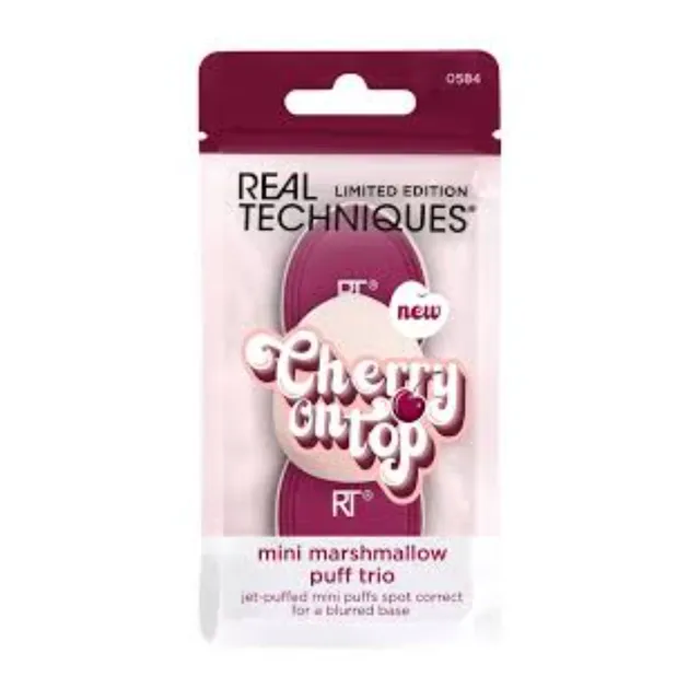 Real Techniques Cherry On Top Mini Marshmallow Puff Trio