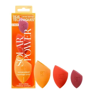 Real Techniques Solar Power Sunsoaked Make Up Sponge Set, 3 Pcs