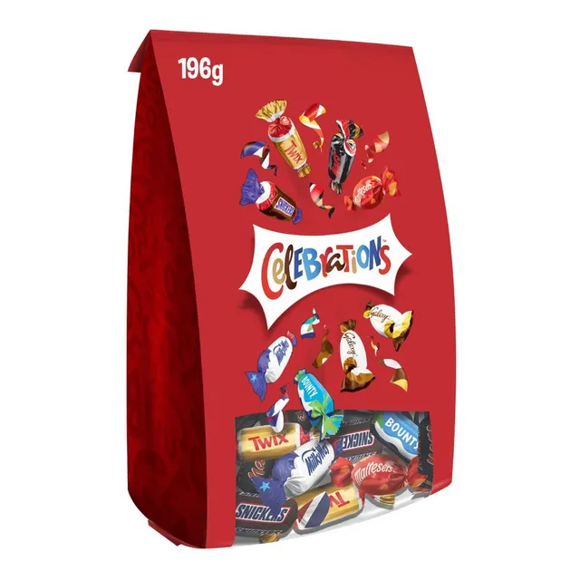 Mars Celebrations Assorted Chocolates Bag, 196g