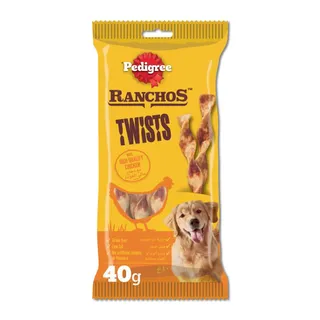 Pedigree Ranchos Twists with Chicken Treats, 40g