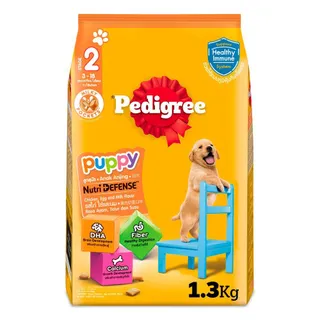 Pedigree Chicken, Egg and Milk Flavor Dry Dog Food, 1.3kg