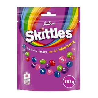 Skittles Wild Berry Chewy Candy Pouch, 152g