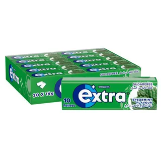 Wrigley's Extra Spearmint Gum, 30x14g