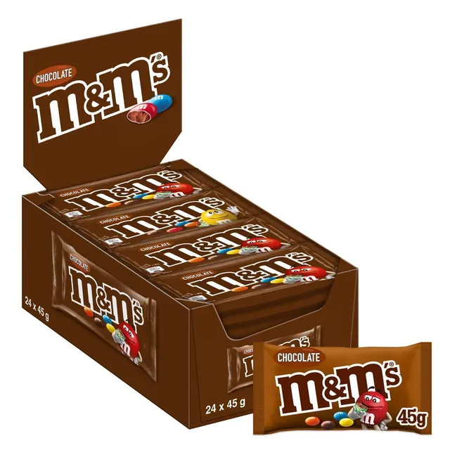M&M's شوكولاتة، 24x45 جم