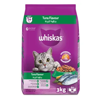 Whiskas Tuna Cat Dry Food Adult, 3kg