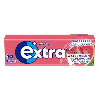 ريجليز إكسترا ووترميلون بيليتس أحمر أبيض علكة، 14جم