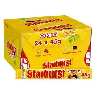 Starburst Original Fruit Chews Candy, 24x45g