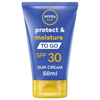 Nivea Sun SPF 30 Protect & Moisture To Go Sunscreen, 50ml