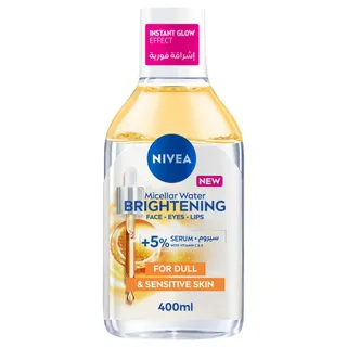 Nivea Micellar Water Brightening Makeup Remover, 400ml