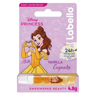 Labello Disney Princess Belle Vanilla Cupcake Lip Balm, 4.8g