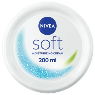 NIVEA Soft Moisturizing Cream with Jojoba Oil & Vitamin E for Face, Body & Hands, 200ml