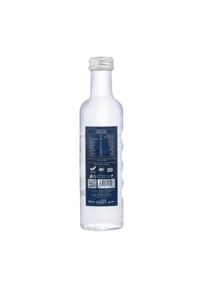Oman Oasis Drinking Water Glass Bottle, 330ml