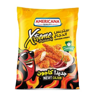 Americana Xtreme Cajun Chicken Strips, 700g