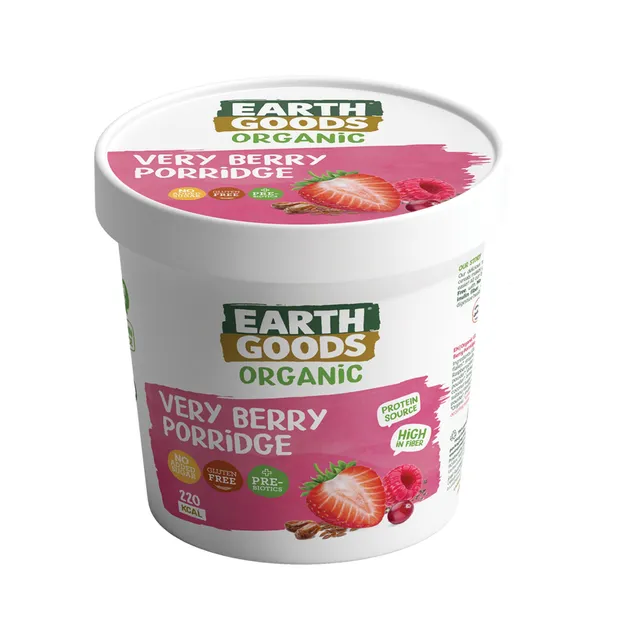 Earth Goods Organic Gluten Free Very Berry Porridge, 60g