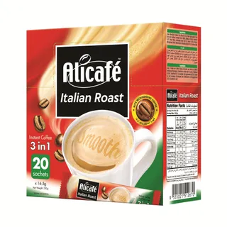 Alicafe 3in1 Italian Roast Instant Coffee, 20x16.5g