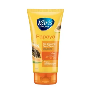 Karis Naturals Papaya Tan Clearing Face Wash, 150ml