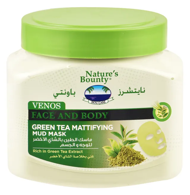 Nature's Bounty Green Tea Face & Body Mud Mask, 600g