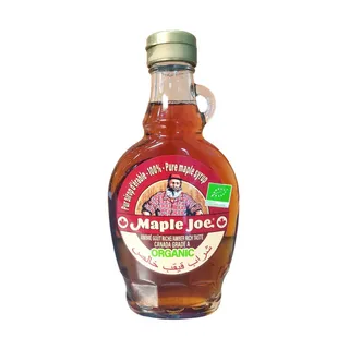 Maple Joe Organic Maple Syrup Glass Bottle, 250g