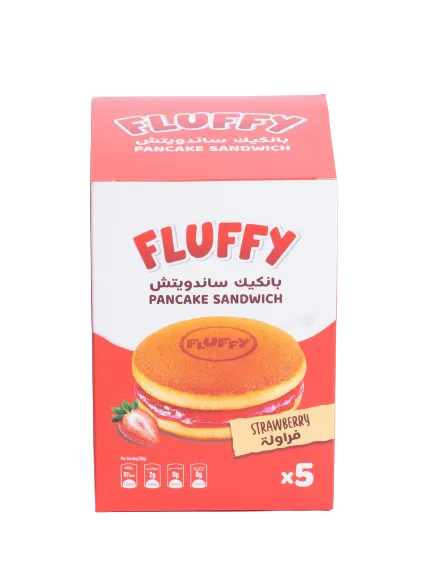 فلافي بانكيك ساندوتش فراولة، 5x37g