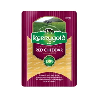 كيريجولد جبن شيدر أحمر شرائح، 150g