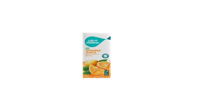 Mazoon Long Life 100% Orange Juice, 125ml