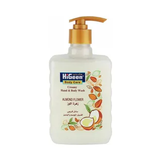 HiGeen Creamy Hand And Body Wash Almond Flower 500 ml